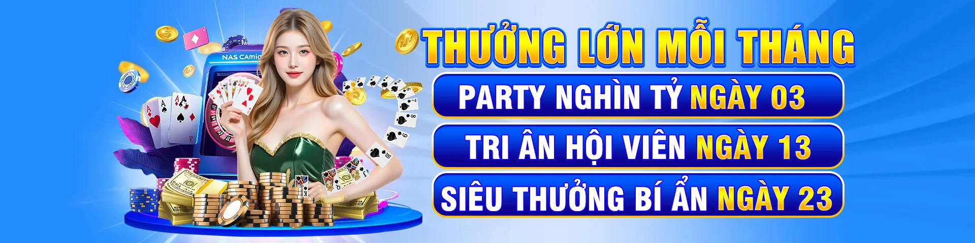 Hình ảnh chính các ưu đãi khuyến mãi của eubet casino